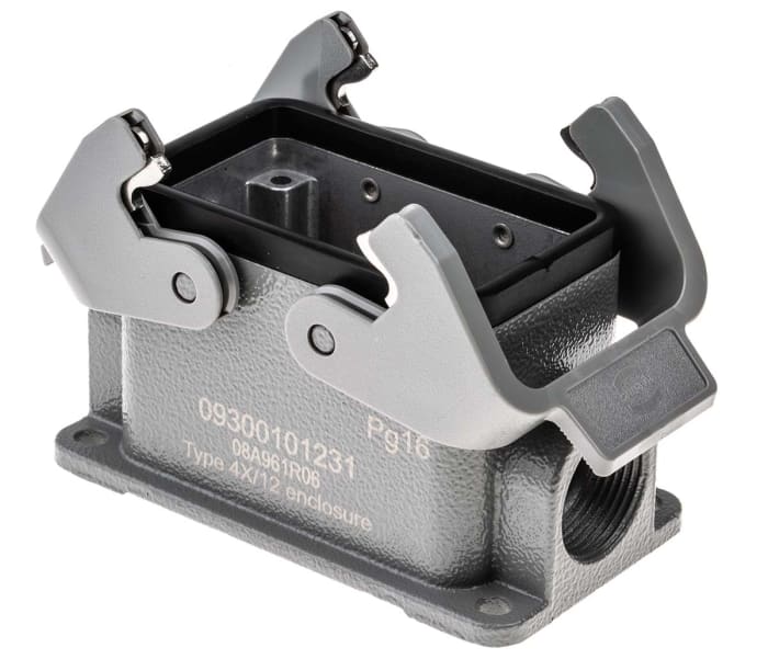 HARTING Han B Range Heavy Duty Power Connector Housing 2, 10B