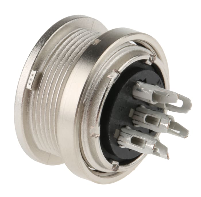 0903240006 binder binder Circular Connector, 6 Contacts, Panel