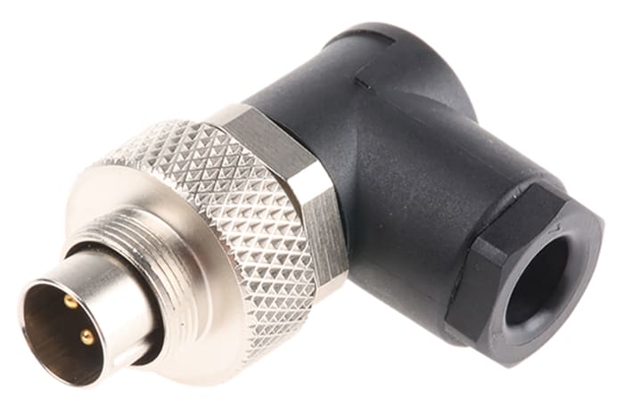 binder Circular Connector, 3 Contacts, Cable Mount, M9 Connector, Plug, Male, IP67, 712 Series