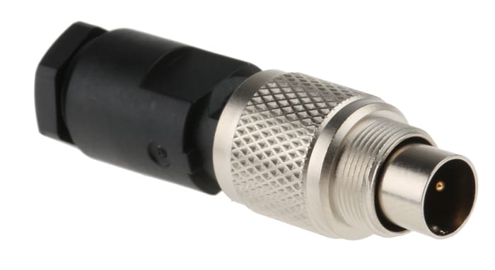 binder Circular Connector, 3 Contacts, Cable Mount, M9 Connector, Plug, Male, IP67, 712 Series