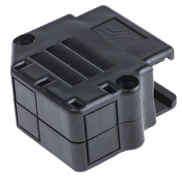 Amphenol Communications Solutions 863093C Series Thermoplastic Angled, Straight D Sub Backshell, 15 Way, Strain Relief