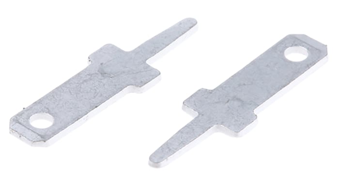 Keystone PC QUICK-FIT Uninsulated Male Spade Connector, PCB Tab, 2.79 x 0.5mm Tab Size