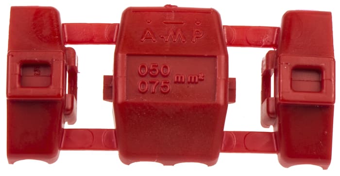 TE Connectivity Tap Splice Connector, Red, Insulated, Tin 20 → 18.5 AWG