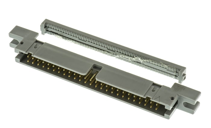 3M 4600 Series Right Angle Cable Mount IDC Connector, 50 Contact(s), 2.54mm Pitch, 2 Row(s), Shrouded