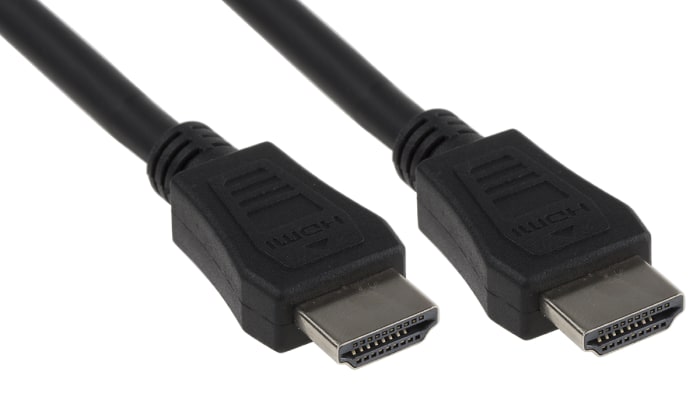 RS PRO High Speed, 1m Male HDMI to Male HDMI