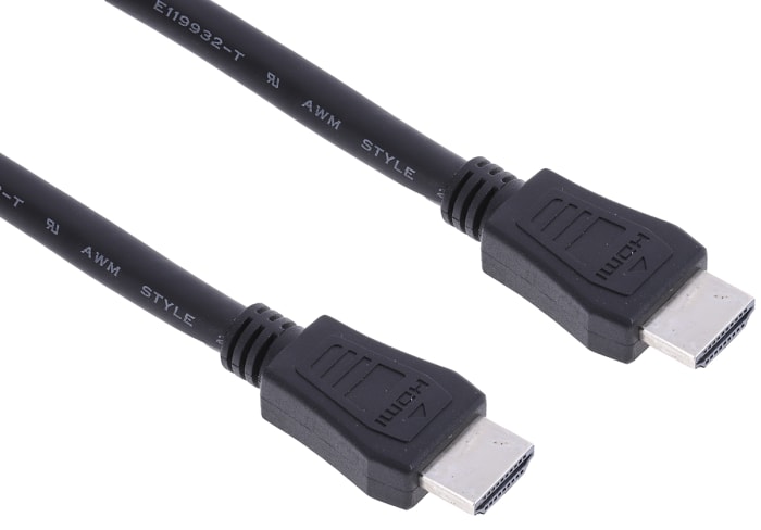 RS PRO High Speed, 5m Male HDMI to Male HDMI