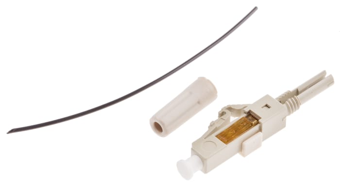 Connecteur pour fibre optique LC Simplex, Multimode, OM2, taille de la fibre 50mm