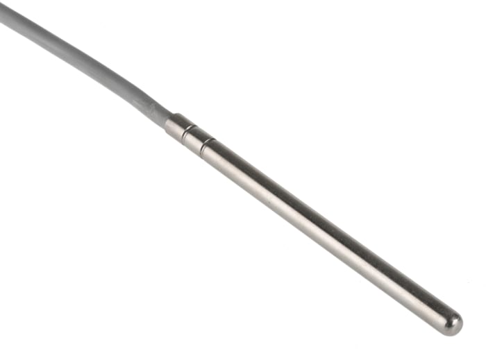 Capteur RTD PT100 Carel, Ø 6mm, L.100mm + 3m, +250°C max