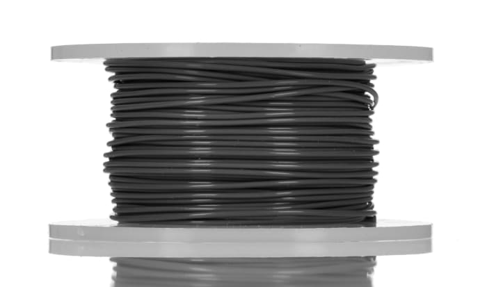 Fils de câblage Alpha Wire UL1007, Hook-up Wire PVC, 0,13 mm², Noir, 26 AWG, 30m, 300 V