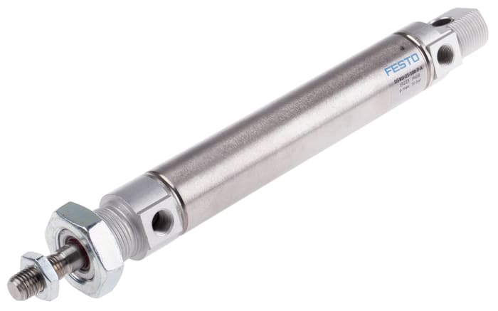 Pneumatický válec, řada: DSNU DSNU-25-100-P-A Samec G 1/8 11 g @ 10 mm Stroke 238 g @ 0 mm Stroke Festo