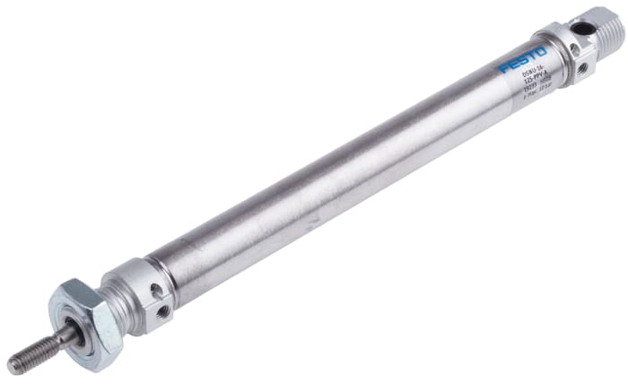 Festo Pneumatic Cylinder - 19233, 16mm Bore, 125mm Stroke, DSNU Series, Double Acting