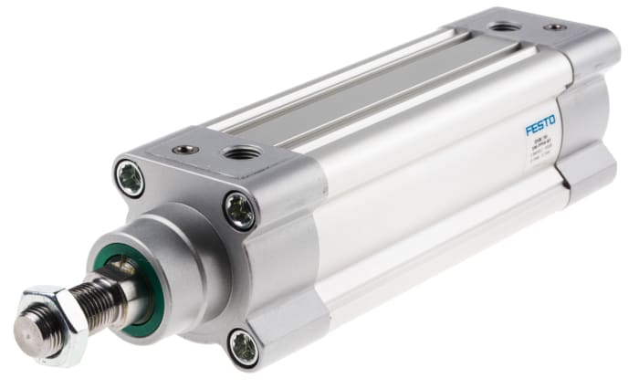 Festo Pneumatic Piston Rod Cylinder - 1366952, 50mm Bore, 100mm Stroke, DSBC Series, Double Acting