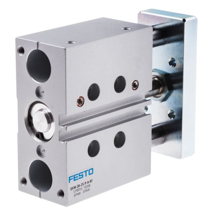Vérin guidé pneumatique Festo DFM 170916, course 25mm, Ø du piston 20mm, action Double