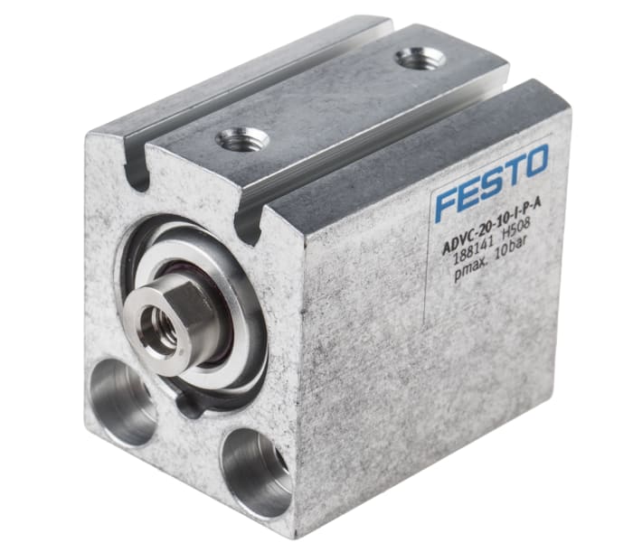 Vérin pneumatique Festo ADVC 188141 Double Action , alésage de 20mm, course de 10mm Femelle M5