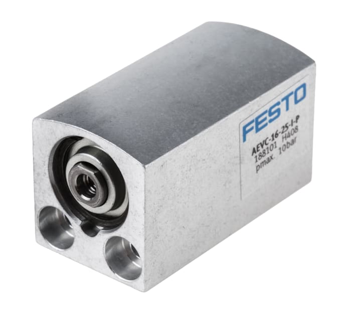 Vérin pneumatique Festo AEVC 188101 Simple Action , alésage de 16mm, course de 25mm Femelle M5
