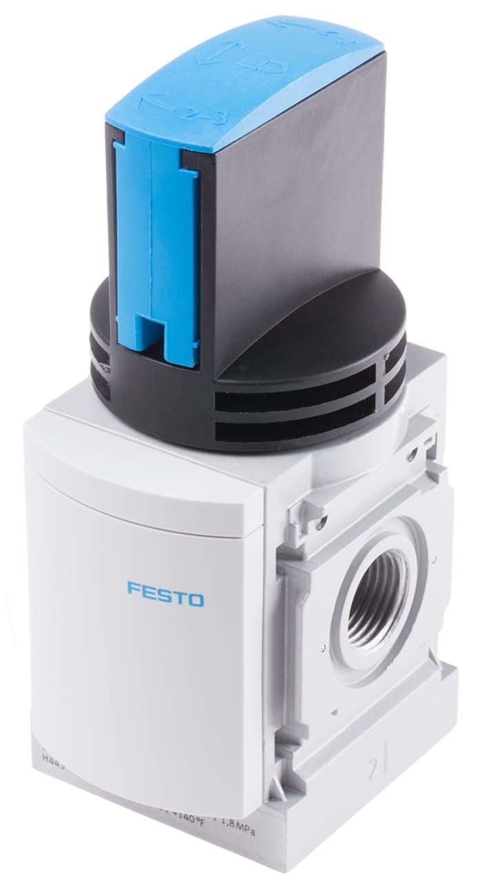 Festo Rotary 3/2 Pneumatic Manual Control Valve MS Series, G 1/2, 1/2in, 541267