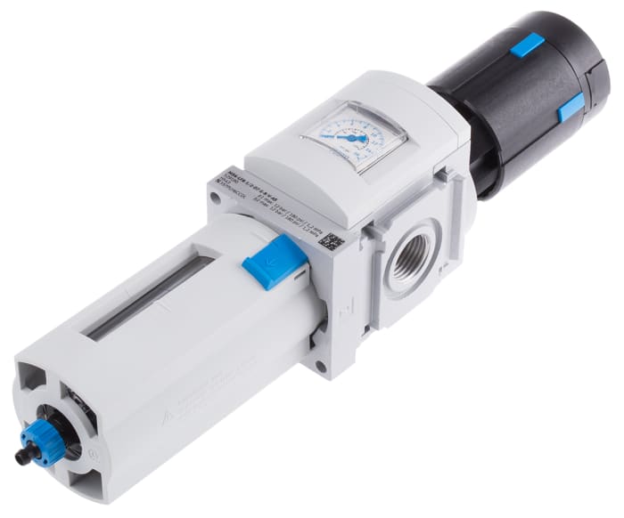 Festo MS6-LFR Filter Regulator, 40μm, G 1/2, Automatic, 12 bar, 529190