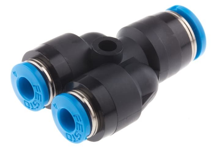 QSY-6-4 Festo | Festo QSY Series Y Tube-to-Tube Adaptor, Push In 6 mm ...