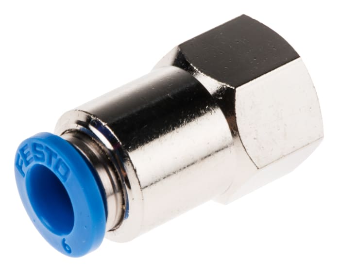 QSF1/86B Festo Pushin Fitting, Female G1/8, 6mm 1216162 RS