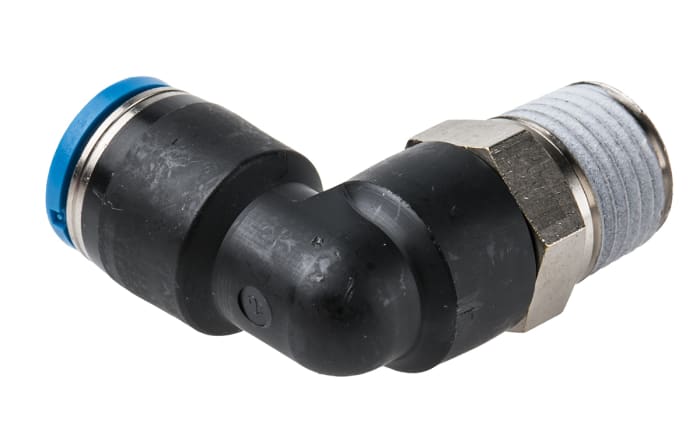 QSL-1/4-8 Festo | Festo QS Series Elbow Threaded Adaptor, R 1/4