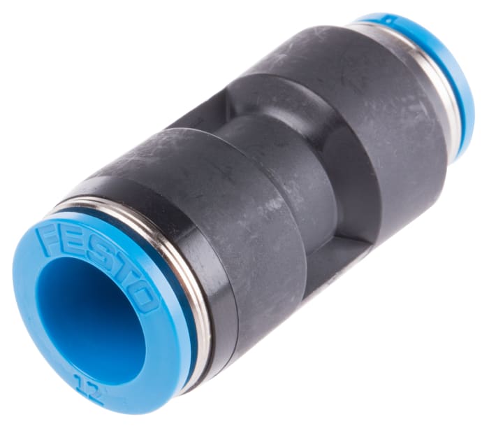 Pneumatic Push-in Connector 12mm to 10mm