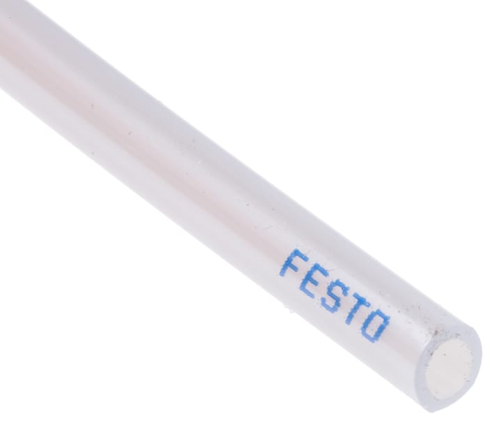 Tuyau à air comprimé Festo, 6mm x 4mm x 50m Argent en Polyuréthane