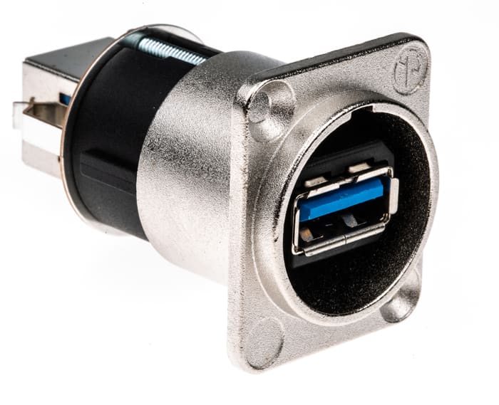 Neutrik USB 3.0 Kesintisiz Besleme Soket Değiştirici, USB 3.0 Konnektörler İle Kullanım