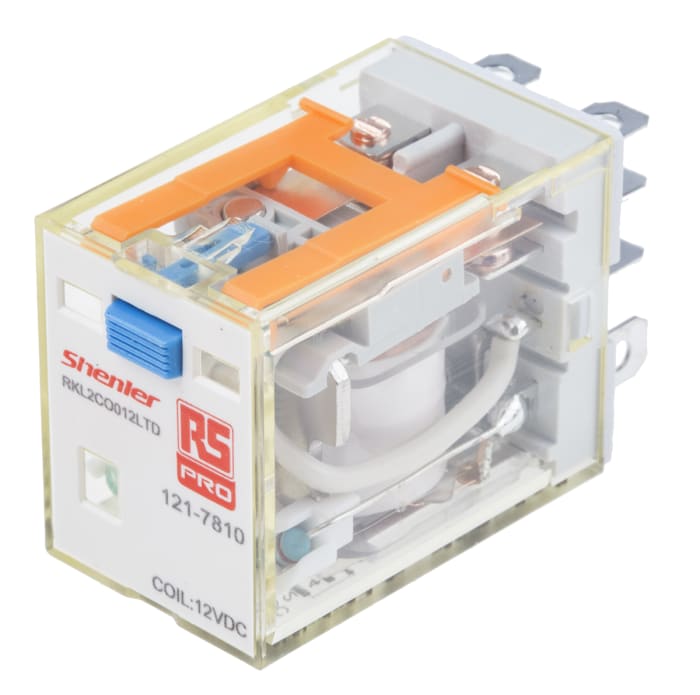 Miniature Power Relay 10A DPCO 12Vdc