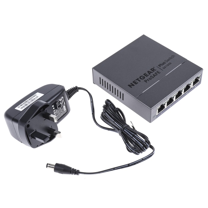 Netgear ProSAFE GS105E, Managed 5 Port Ethernet Switch
