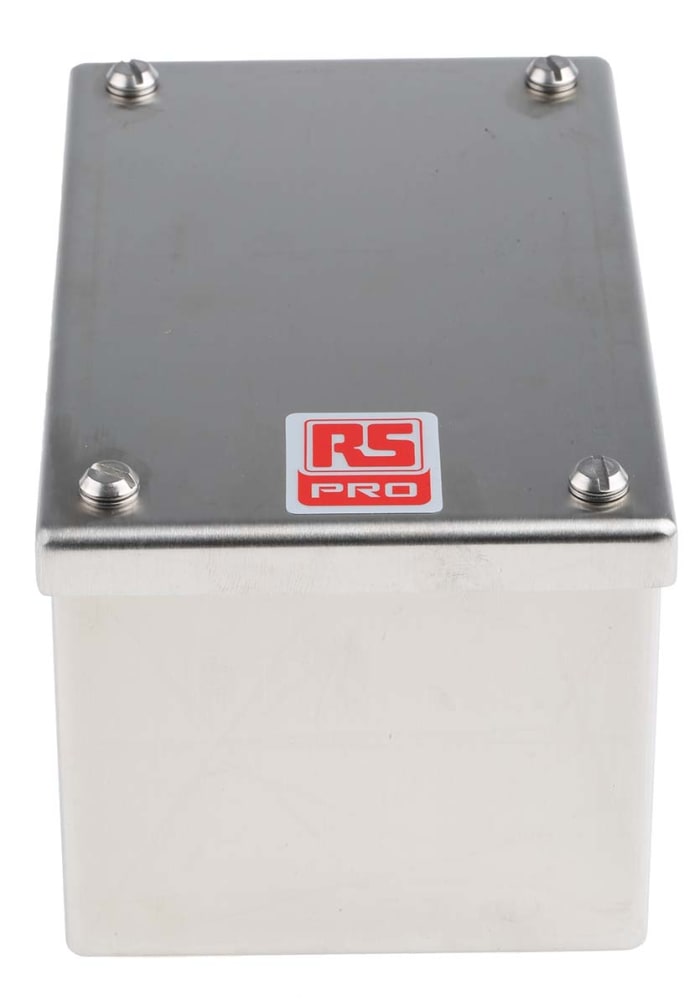 RS PRO RS PRO 304 Stainless Steel Satin Adaptable Enclosure Box