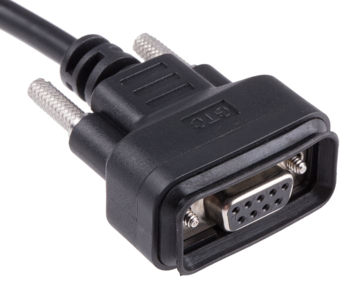 RS PRO Female 9 Pin D-sub Unterminated Serial Cable, 2m PVC