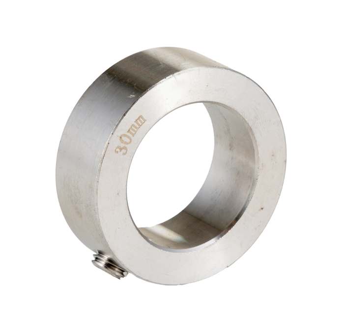RS PRO Shaft Collar, One Piece, Set Screw, Bore 30mm, OD 45mm, W 16mm, Stainless Steel