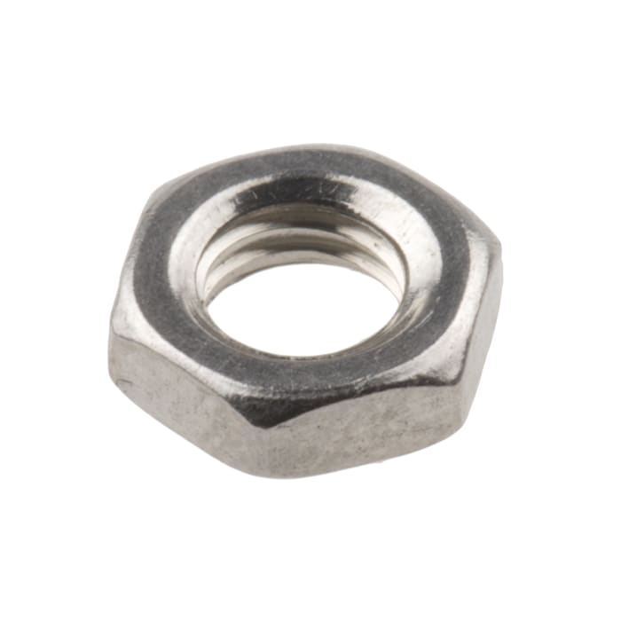 RS PRO Stainless Steel Hex Nut, DIN 439B, M5