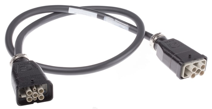 20871473001100 HARTING | de potencia Harting Han Q Hembra a Macho de 4 vías, V, 14.0A | 122-6770 | RS Components