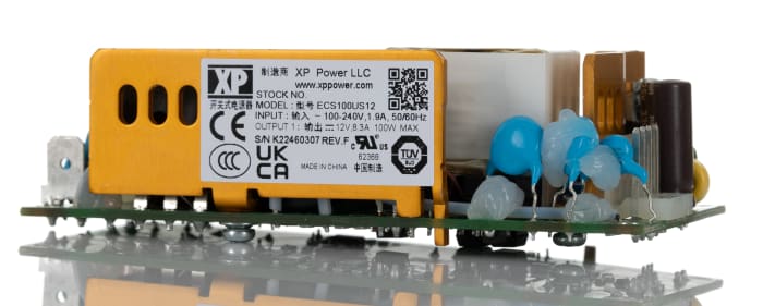 XP Power, 80W AC-DC Dönüştürücü, 1 Çıkışlı, 8,3A