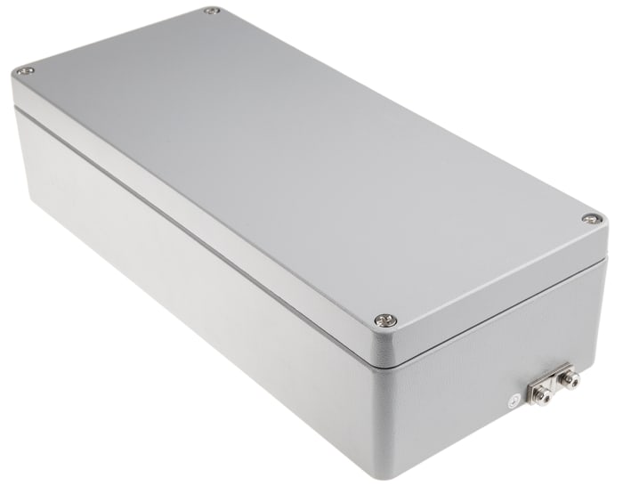 RS PRO RJ Series Aluminium Enclosure, IP65, IP66, IP67, IP68, IK09 90 mm, 360 mm, 360 mm