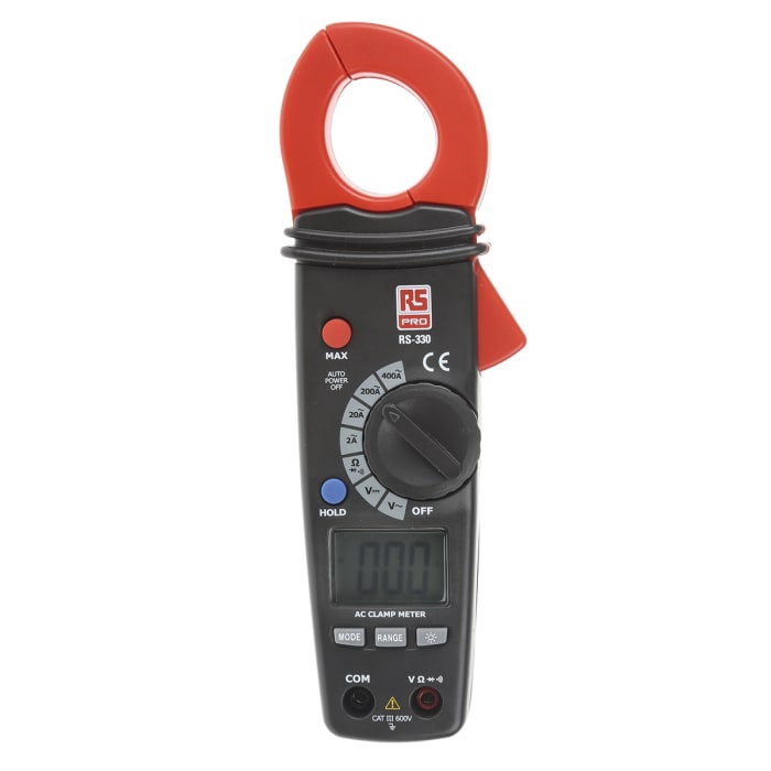 Pince multimètre RS330 RS PRO, 400A c.a.