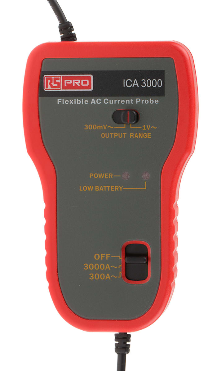 RS PRO ICA3000 Current Clamp, AC Adapter, 3kA ac AC Max