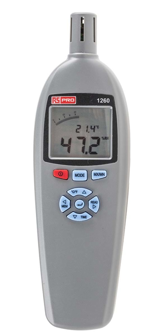Hygromètre RS PRO RS1260, 99%HR max.