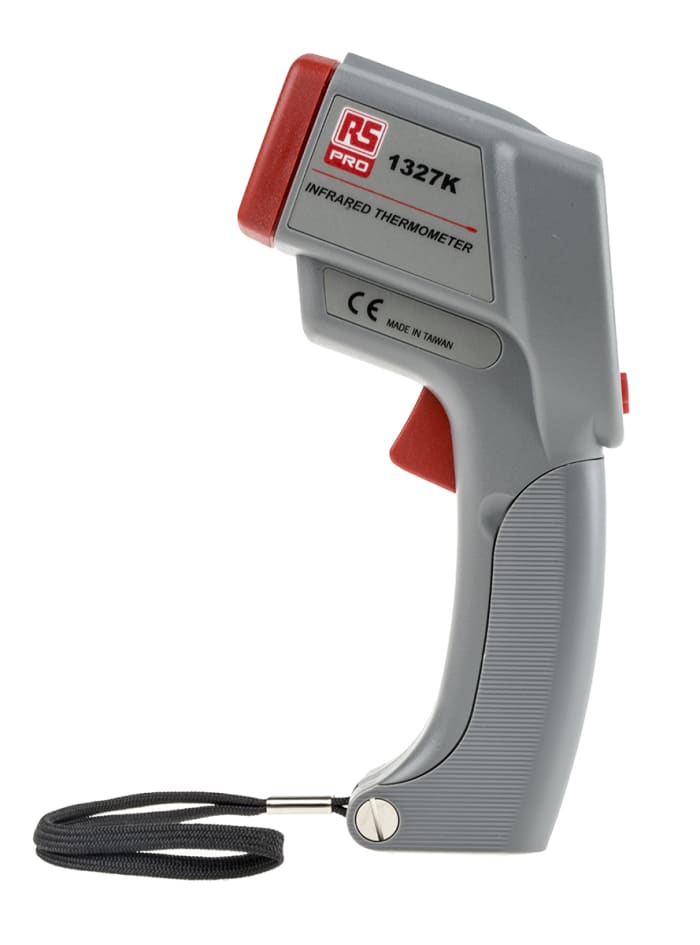 RS PRO 1327K Infrared Thermometer, -150°C Min, +1350°C Max, ±0.1 % Accuracy, °C and °F Measurements