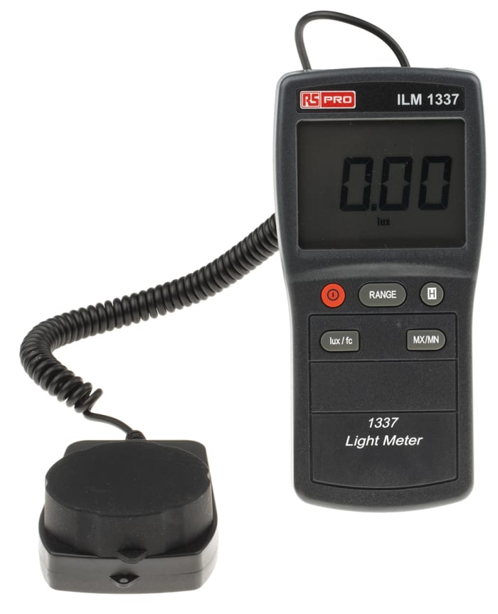 RS PRO ILM 1337 Light Meter, ±3 % ±5 Digits