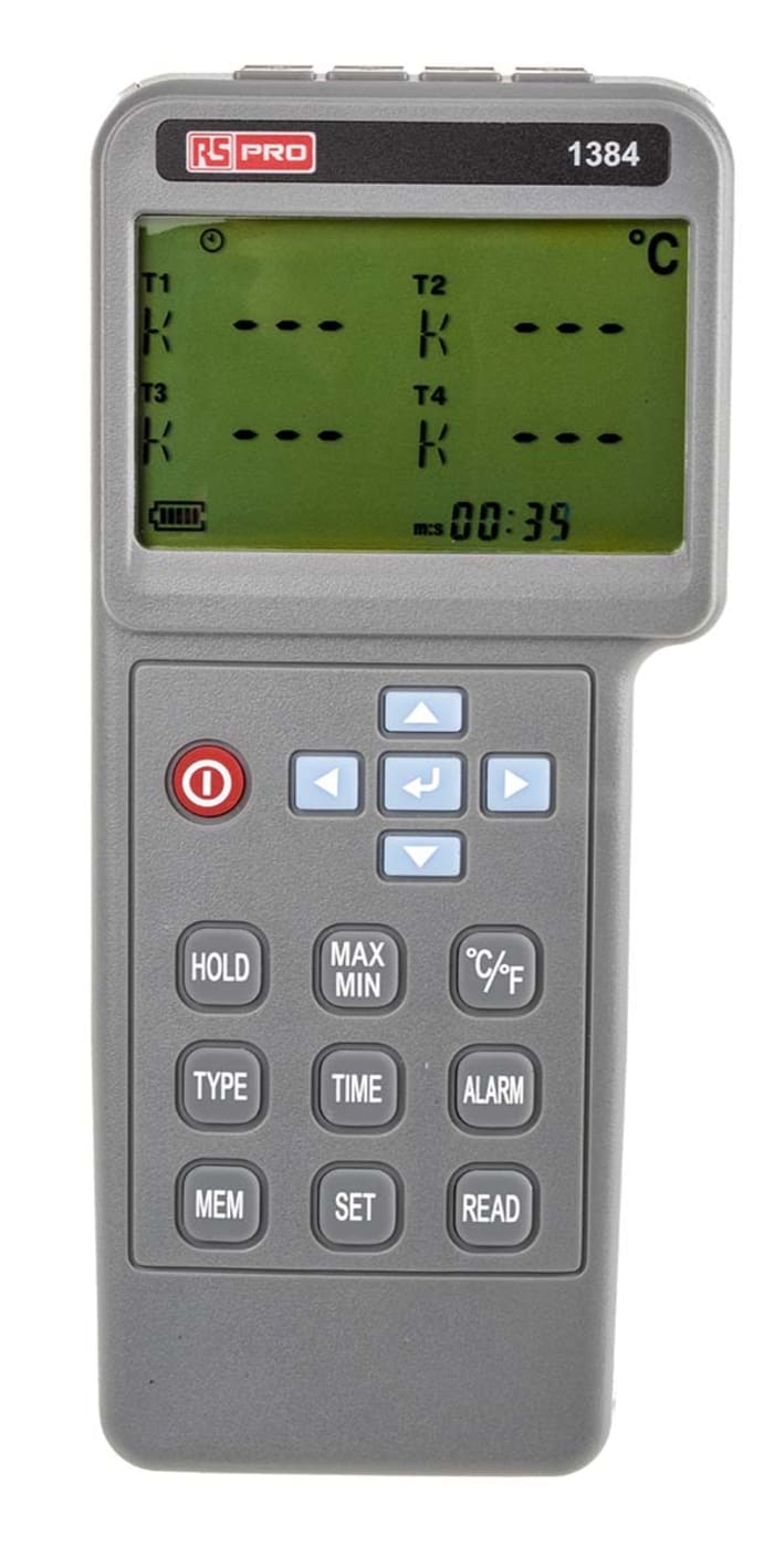 RS PRO TES-1384 Регистратор данных
