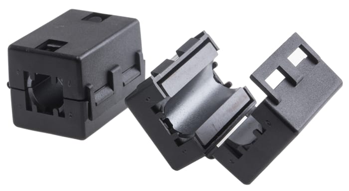 Manchon en ferrite à clipser, , pour câble de diamètre 10mm, 130Ω