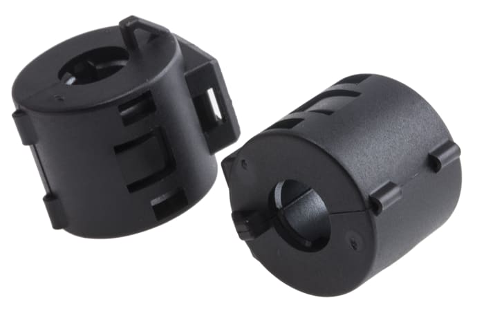 RS PRO Açılabilir Ferrit Kelepçe, 24,5 Çap x 28,5mm, Çap: 10,2mm