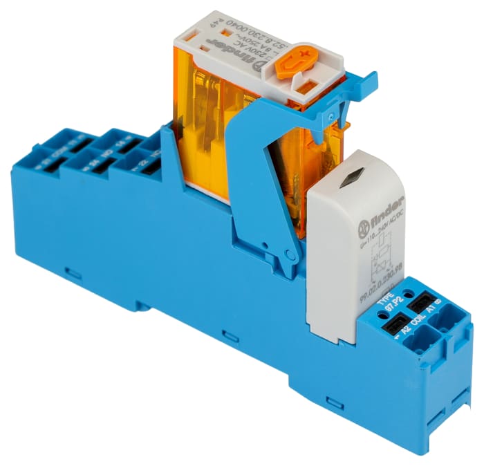 4C.P2.8.230.0060SPA Finder | Finder 4C Series Interface Relay, DIN Rail ...