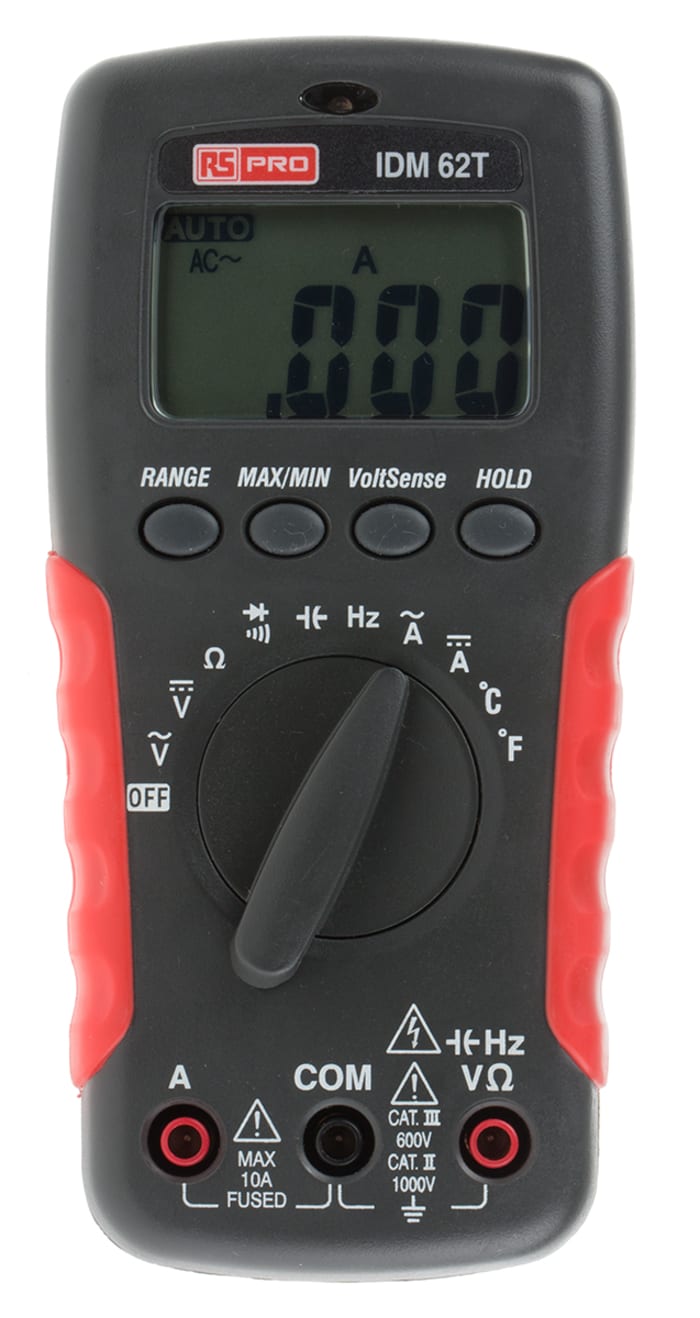 Multimètre IDM62T RS PRO Portable, 750V c.a. 10A c.a.