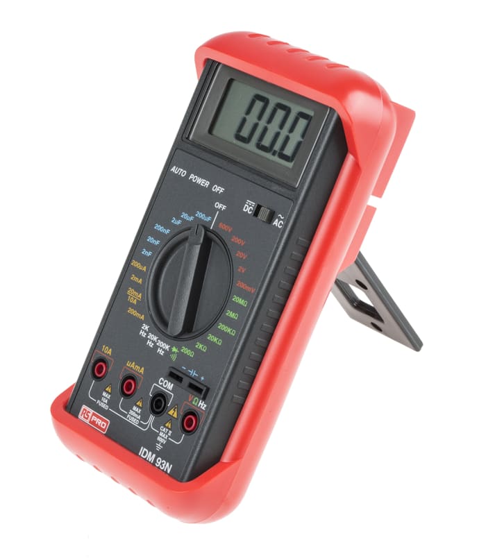 RS PRO RS PRO IDM93N Handheld Digital Multimeter 1233245 RS