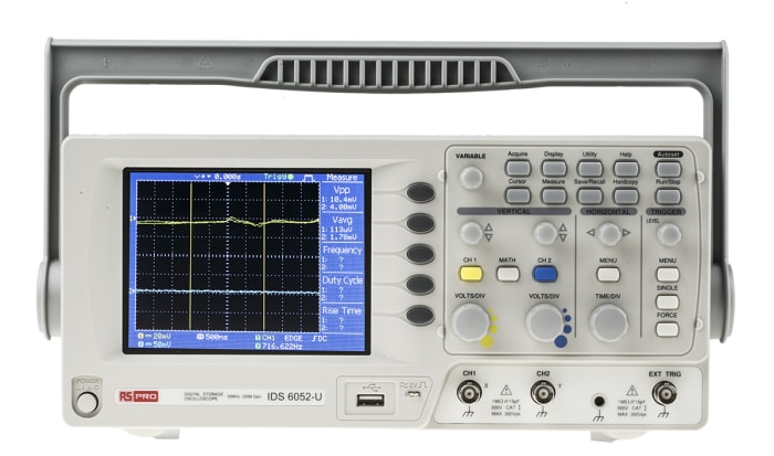 Digital Storage Oscilloscope,50Mhz,2Ch