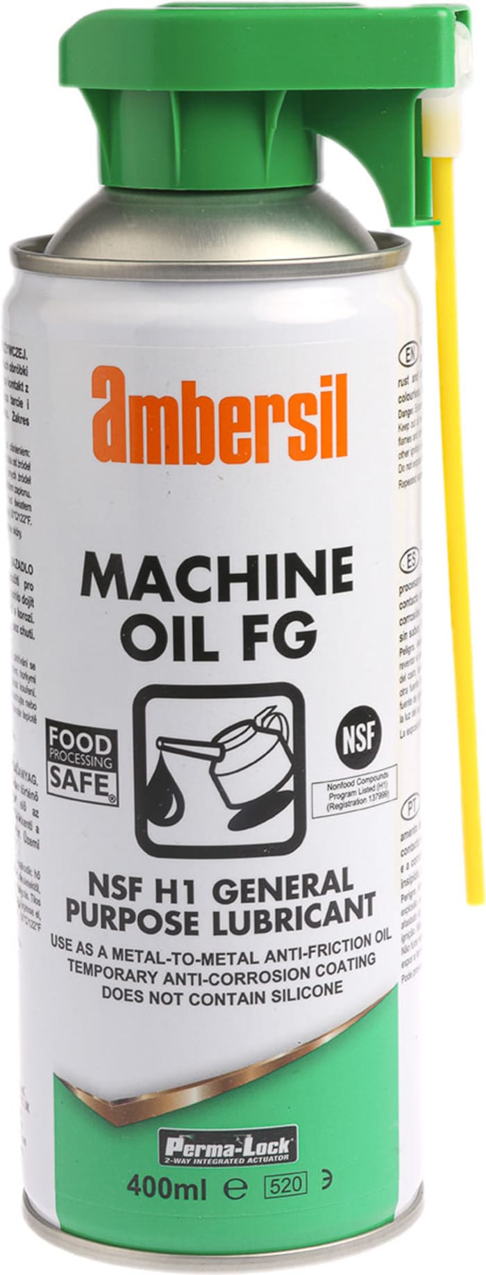 Ambersil 400 ml Perma-Lock Machine Oil Oil and General Light Lubricant for Industrial Machinery