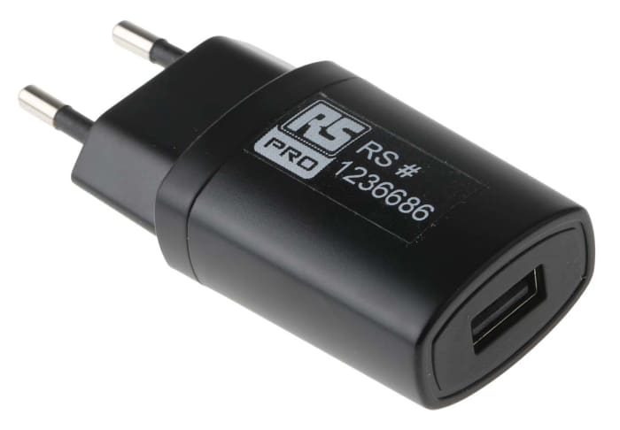 RS PRO 5W Plug-In AC/DC Adapter 5V dc Output, 1A Output